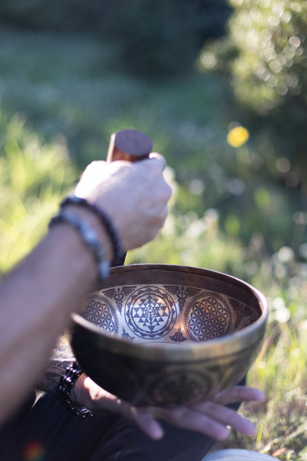 Bain sonore avec instruments